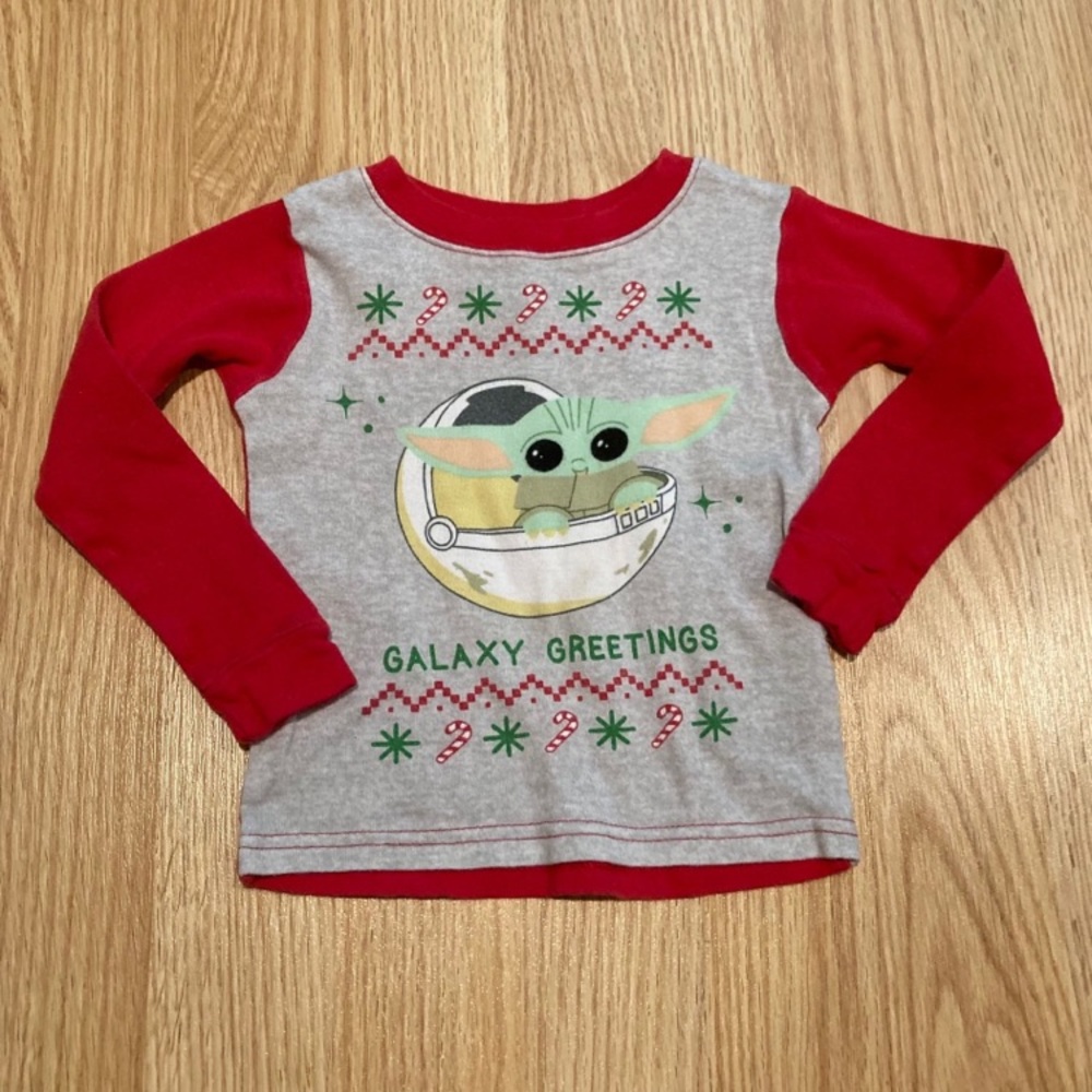 Star Wars long‎ sleeve pajama top 2T